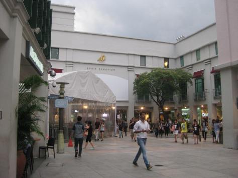 Bugis Junction, Singapore. It was a very cloudy afternoon.